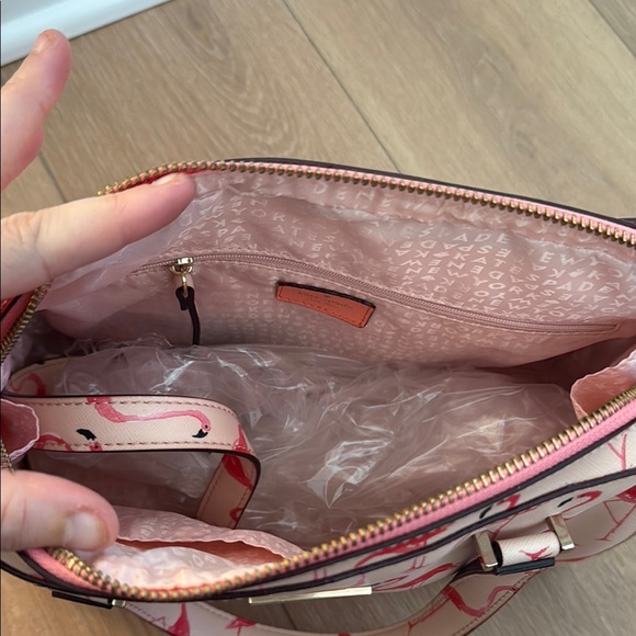 Kate Spade Pink Flamingo Print Women's Bag - Picture 4 of 4